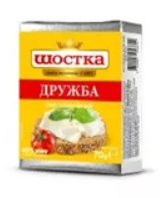 Сир плавлений Дружба 40% ТМ Шостка 0,070 кг